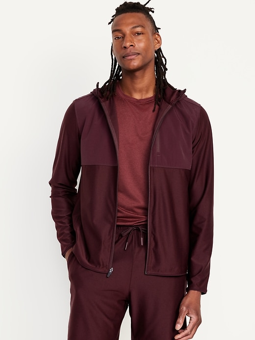 Image number 1 showing, KnitTech Zip Hoodie