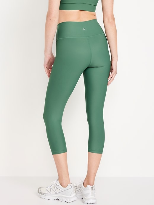 Image number 2 showing, High-Waisted PowerSoft Crop Leggings