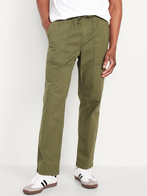 Loose Taper Utility Pants - Gray