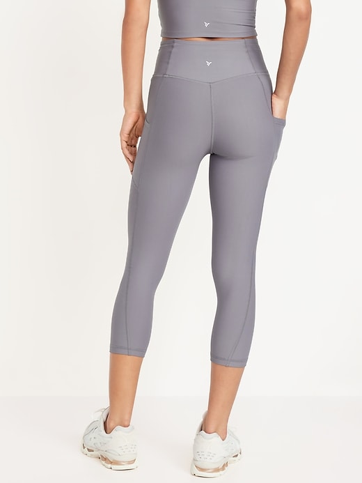 Image number 2 showing, High-Waisted PowerSoft Crop Leggings