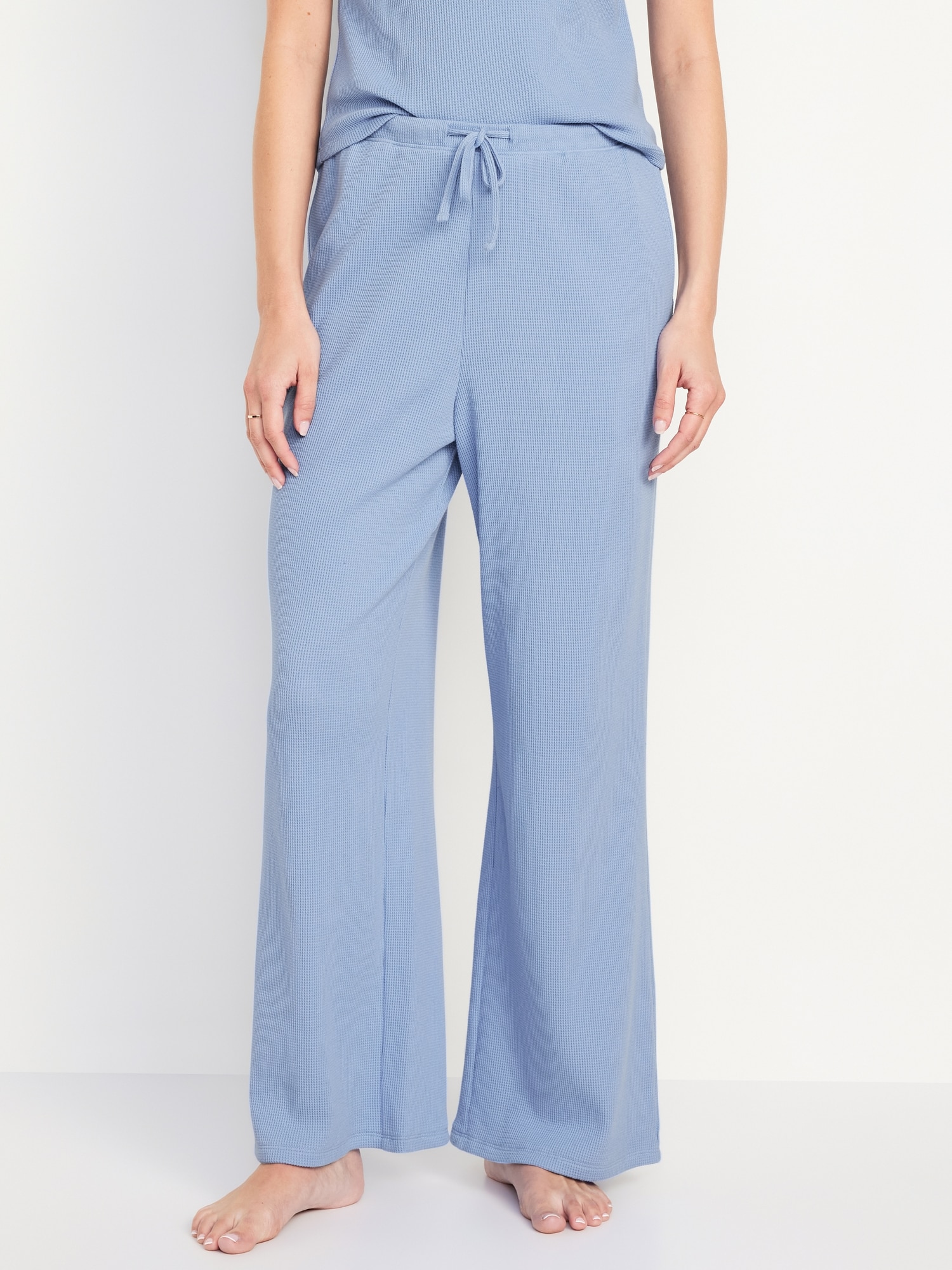 Mid-Rise Waffle Lounge Pant | Old Navy