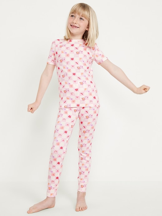 Voir une image plus grande du produit 1 de 4. Pyjama ajusté à motif pour Fille