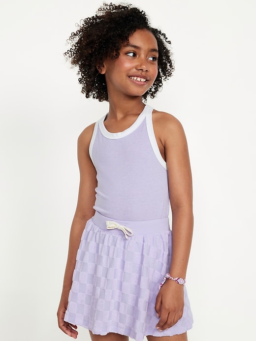 View large product image 1 of 4. UltraLite Rib-Knit Performance Tank for Girls