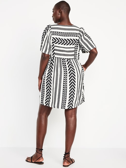 Image number 6 showing, Jacquard Mini Swing Dress