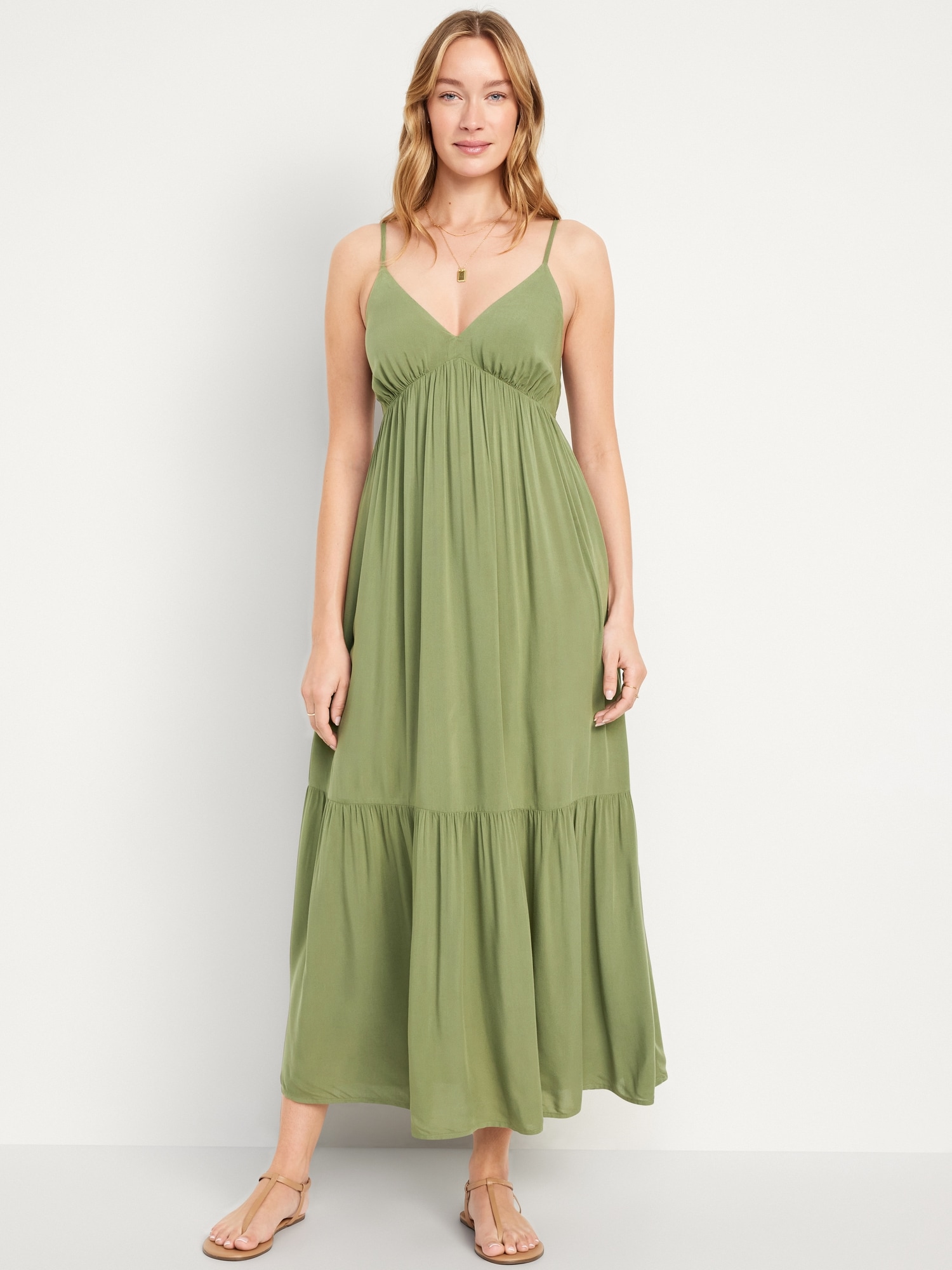 Tiered Maxi Swing Dress Old Navy