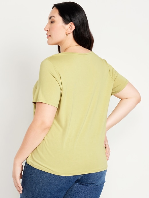 Image number 8 showing, Luxe V-Neck T-Shirt