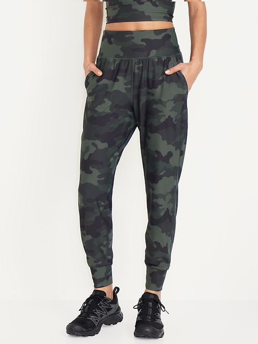 Image number 1 showing, High-Waisted PowerSoft Pocket Joggers