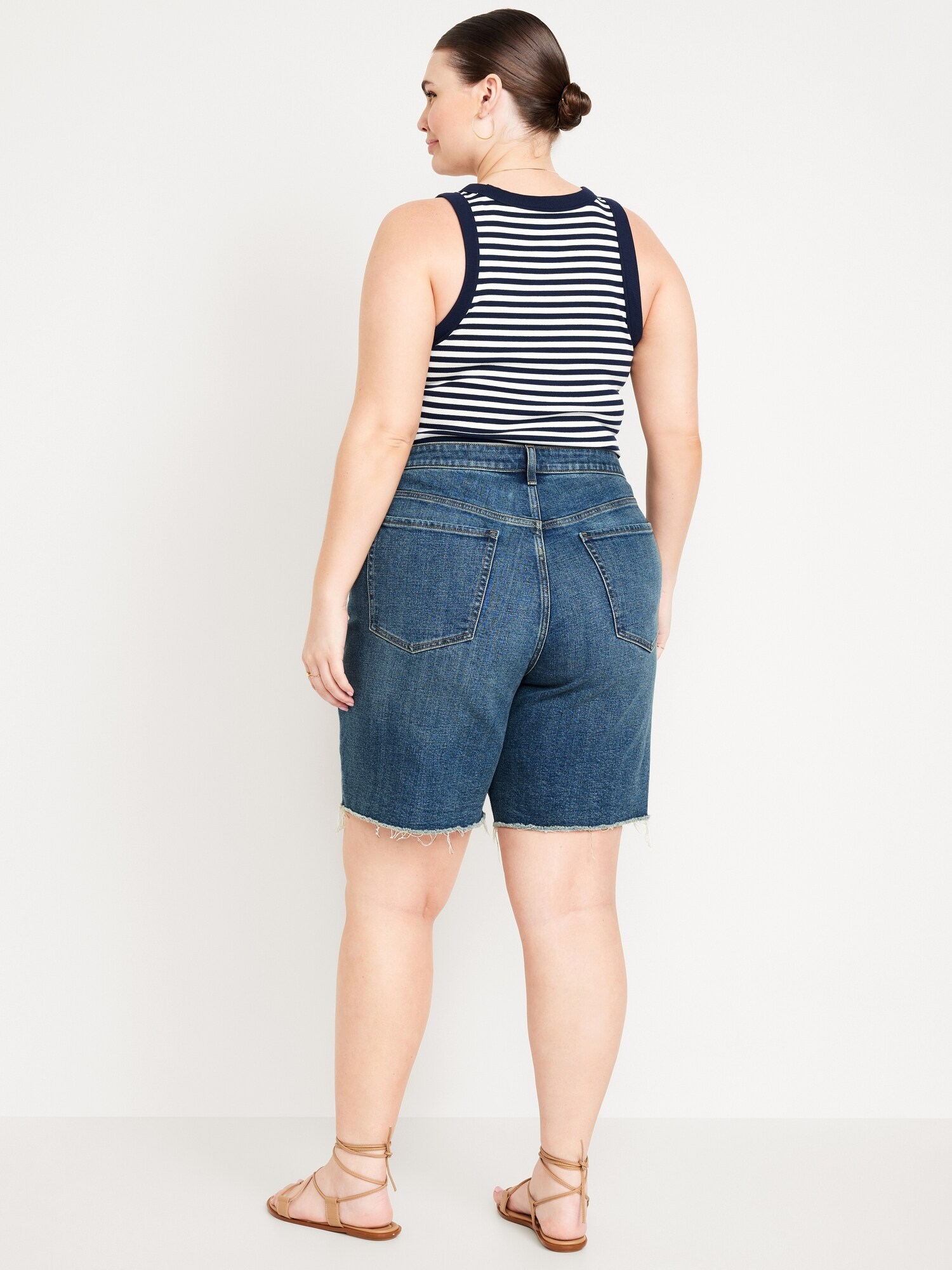 Wild Fable Short en jean taille haute EasyRigid Cutoff pour femme
