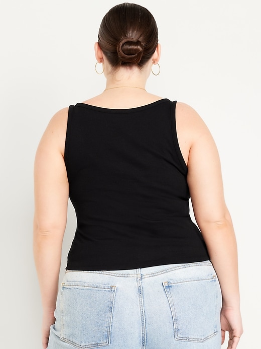 Image number 8 showing, Ribbed Crop Tank Top