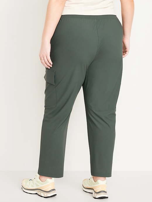 Image number 8 showing, High-Waisted SleekTech Cargo Ankle Pants