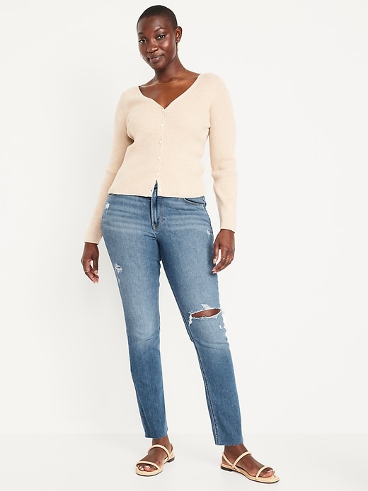 Image number 5 showing, High-Waisted Wow Straight Jeans