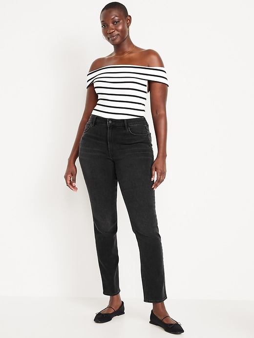 Image number 5 showing, High-Waisted Wow Straight Jeans