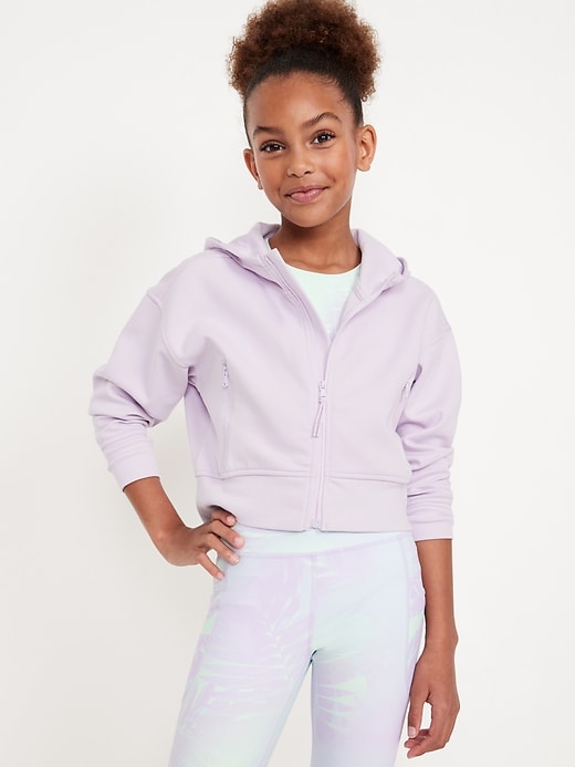 View large product image 1 of 4. Dynamic Fleece Zip-Front Performance Hoodie for Girls