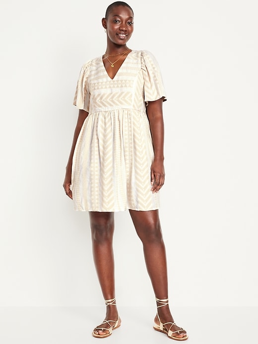 Jacquard Mini Swing Dress | Old Navy