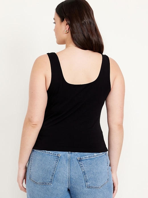 Image number 6 showing, Double-Layer Crop Tank Top