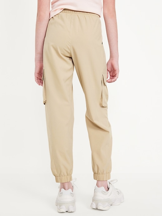 Voir une image plus grande du produit 2 de 4. Pantalon de jogging cargo StretchTech à taille haute pour Fille