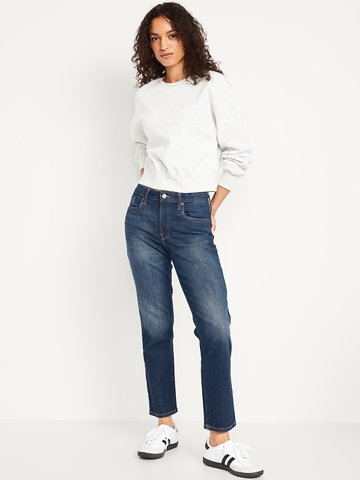 Image number 1 showing, Mid-Rise OG Straight Ankle Jeans