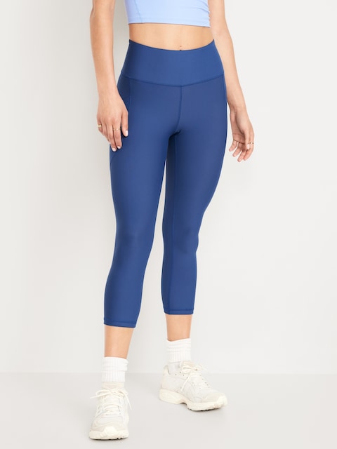 High-Waisted PowerSoft Crop Leggings
