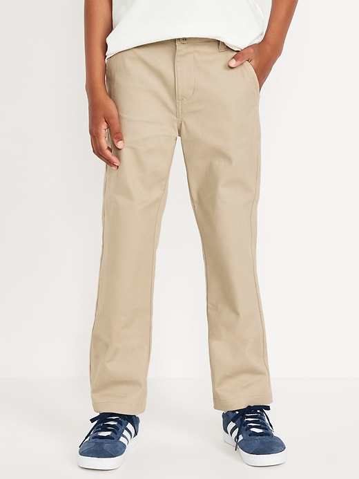 View large product image 1 of 7. Slim School Uniform Chino Pants for Boys