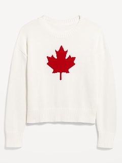 Canada Maple Leaf Pullover Sweater