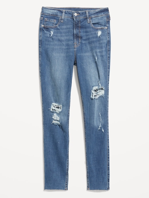 Image number 4 showing, Extra High-Waisted Rockstar 360° Stretch Super-Skinny Jeans