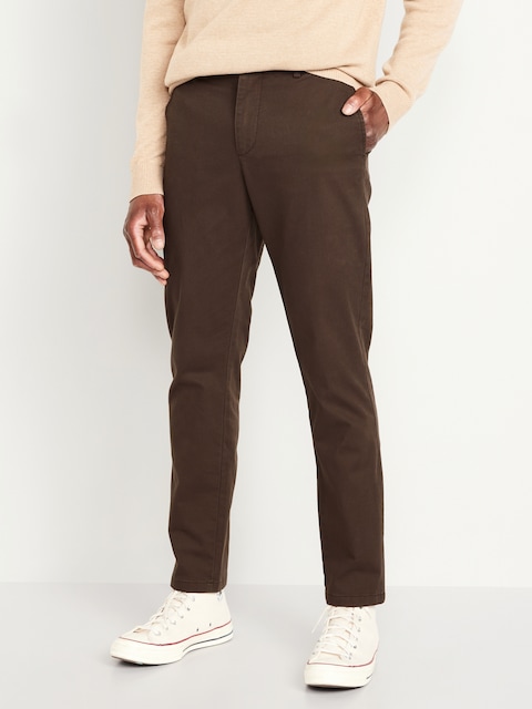 Slim Rotation Chino Pants - Brown