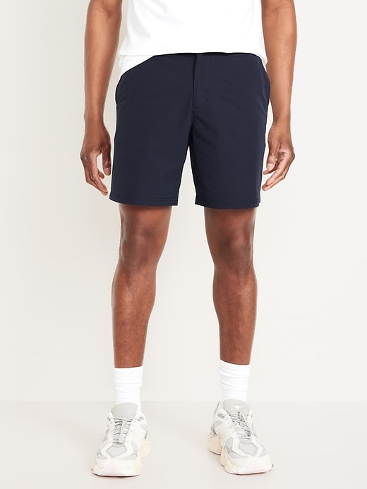 Image number 1 showing, Tech Hybrid Chino Shorts -- 8-inch inseam