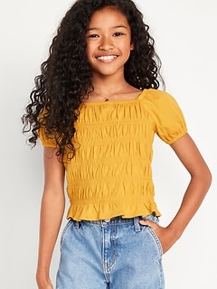 Girls yellow shirt hotsell