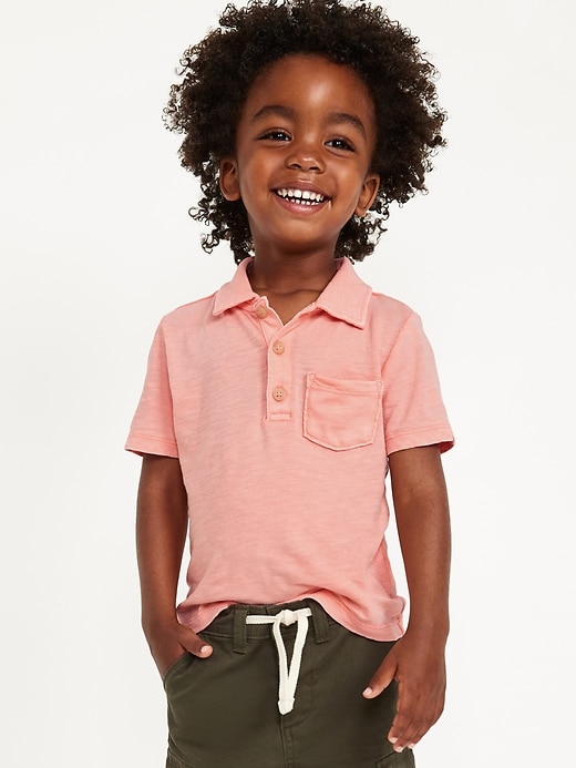 View large product image 1 of 2. Short-Sleeve Polo Shirt for Toddler Boys
