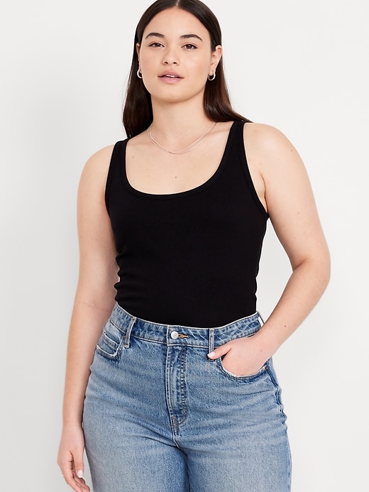 Image number 5 showing, Ribbed Crop Tank Top