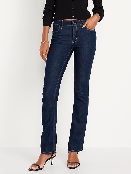 Image number 2 showing, Mid-Rise Wow Boot-Cut Jeans