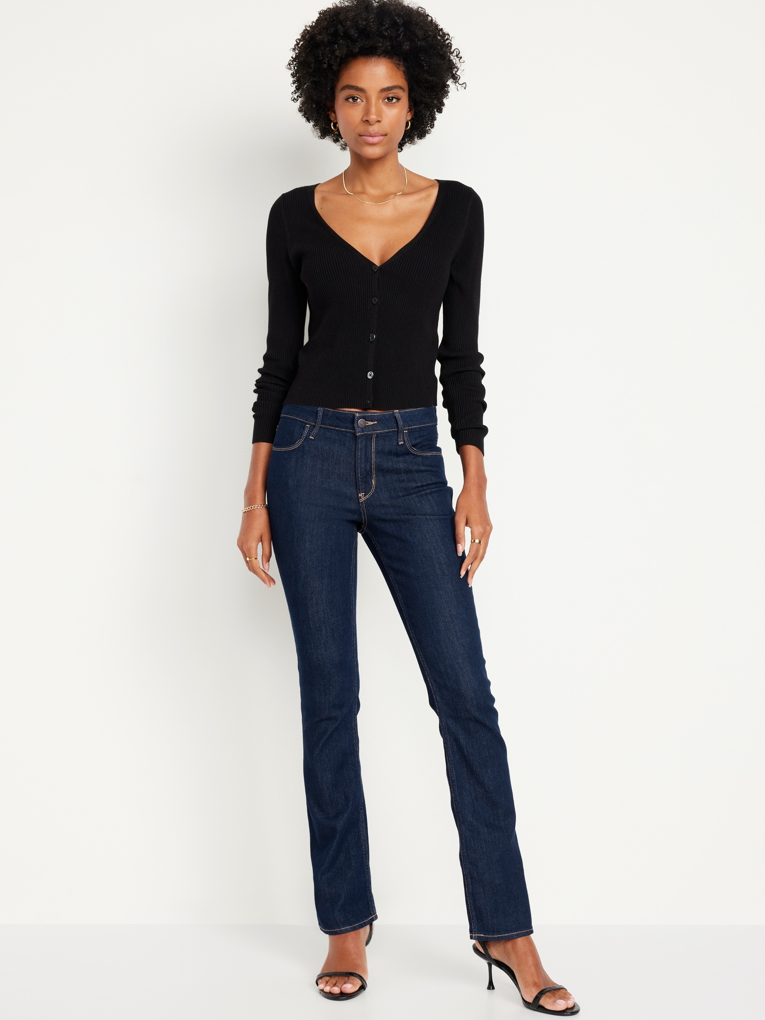 Mid-Rise Wow Boot-Cut Jeans