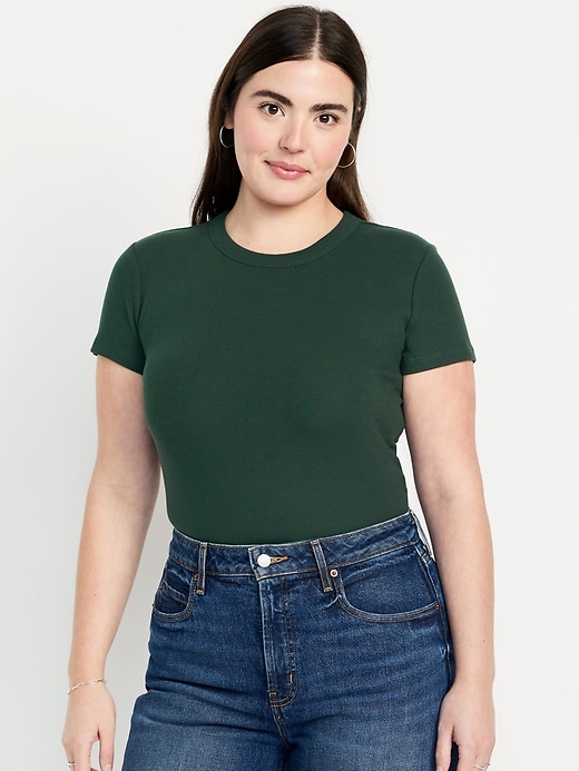 Image number 5 showing, Snug Crop T-Shirt