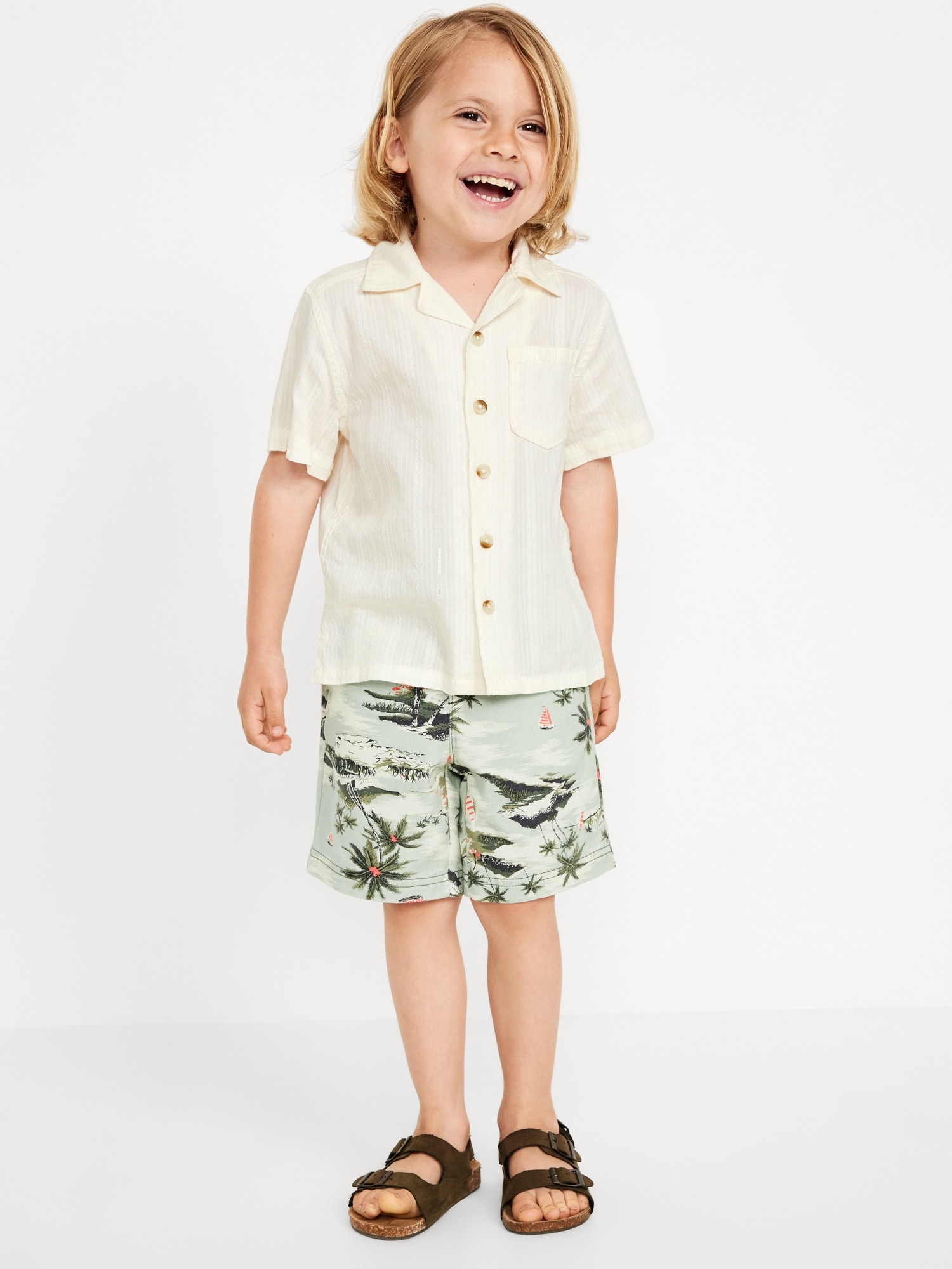 Printed Pull-On Shorts for Toddler Boys