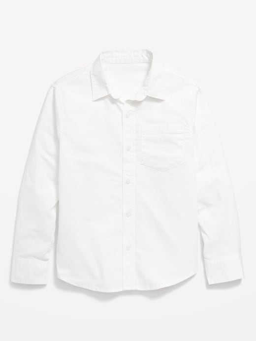 View large product image 2 of 5. Lightweight Oxford Uniform Shirt for Boys