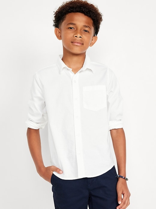 View large product image 1 of 5. Lightweight Oxford Uniform Shirt for Boys