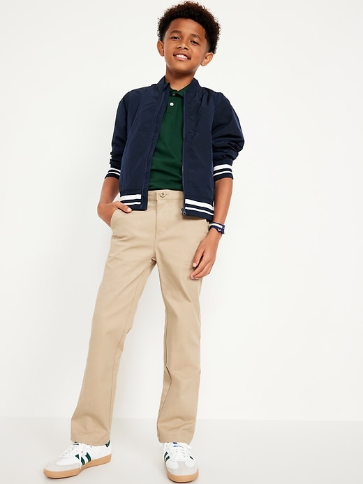 Image number 3 showing, Uniform Straight Leg Pants for Boys