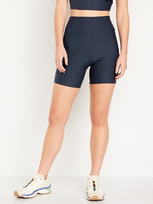 Image number 1 showing, Extra High-Waisted CloudComfy Biker Shorts -- 6-inch inseam