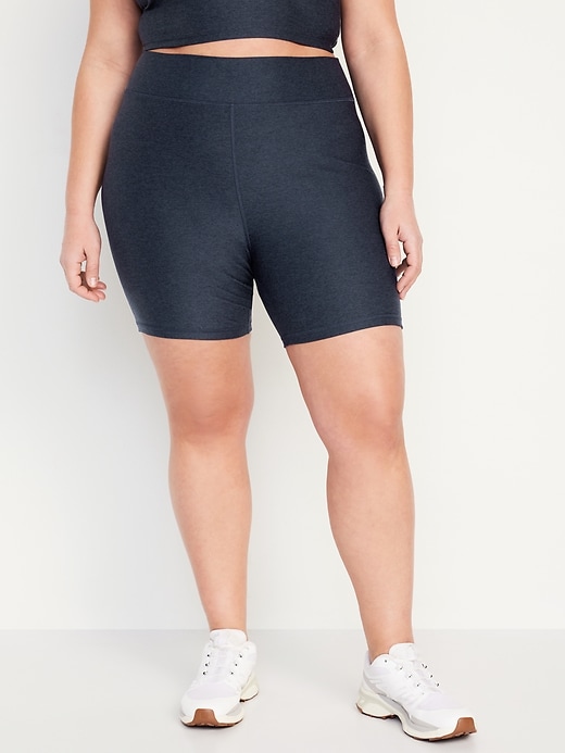 Image number 7 showing, Extra High-Waisted CloudComfy Biker Shorts -- 6-inch inseam