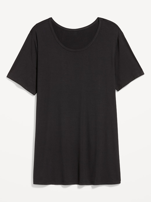 Image number 4 showing, Knit Jersey Pajama Sleep Shirt