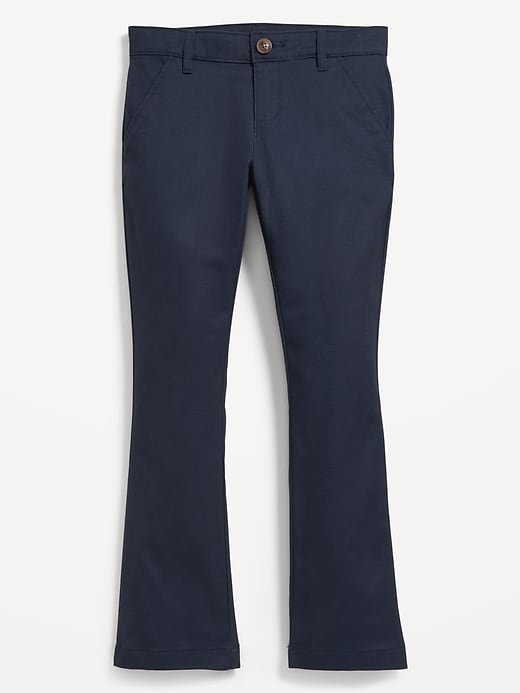 L'image numéro 4 présente Pantalons d'uniforme extensible en sergé pour fille