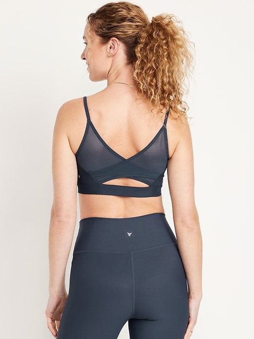 Image number 2 showing, Light Support PowerSoft Mesh-Back Sports Bra