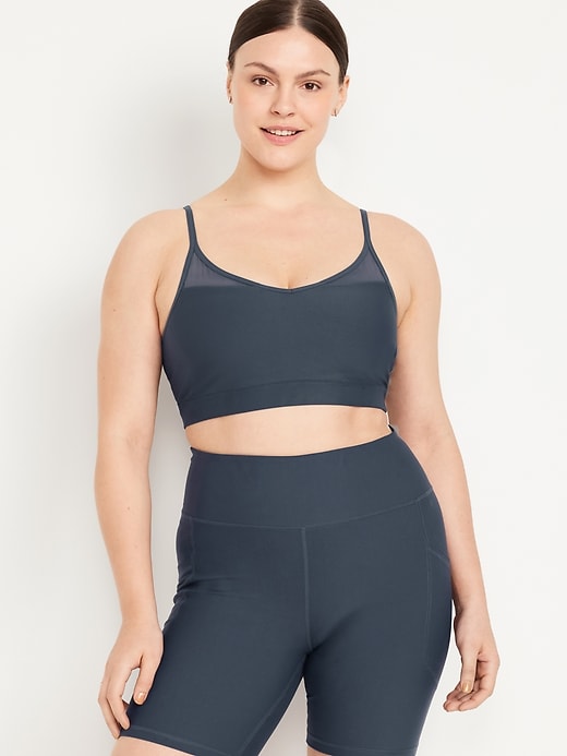 Image number 5 showing, Light Support PowerSoft Mesh-Back Sports Bra