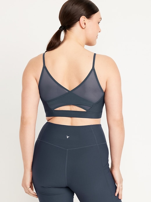 Image number 6 showing, Light Support PowerSoft Mesh-Back Sports Bra