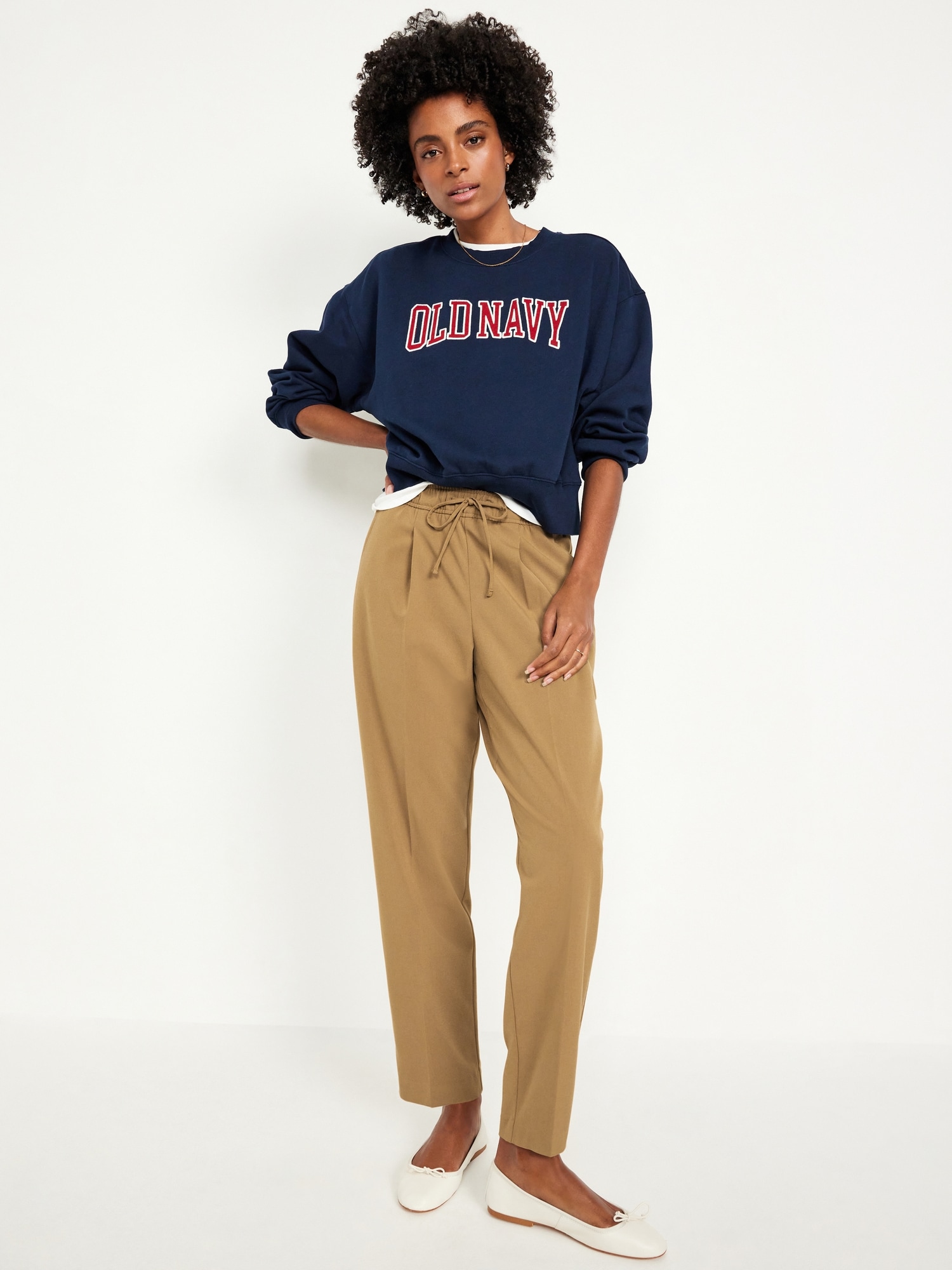 High-Waisted Billie Straight Trouser