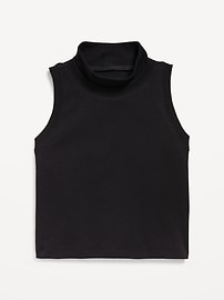 View large product image 3 of 4. Dynamic Fleece Sleeveless Mock-Neck Top for Girls