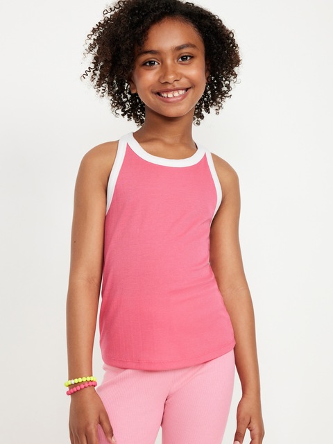 CAMISOLE PERFORMANCE EN TRICOT CÔTELÉ ULTRALITE POUR FILLE