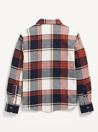 View large product image 3 of 3. Soft-Brushed Flannel Pocket Shirt for Boys