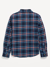 Voir une image plus grande du produit 3 de 3. Chemise en flanelle brossée douce à poche pour Garçon