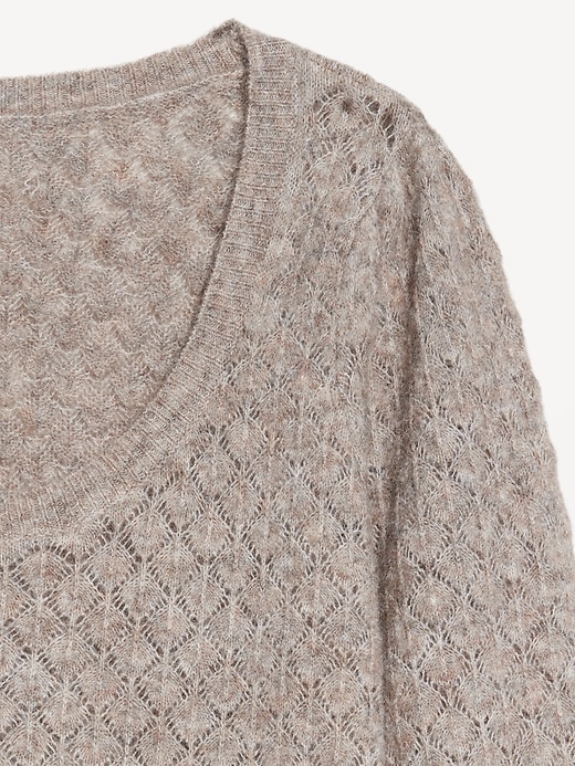 Image number 6 showing, Pointelle Sweater